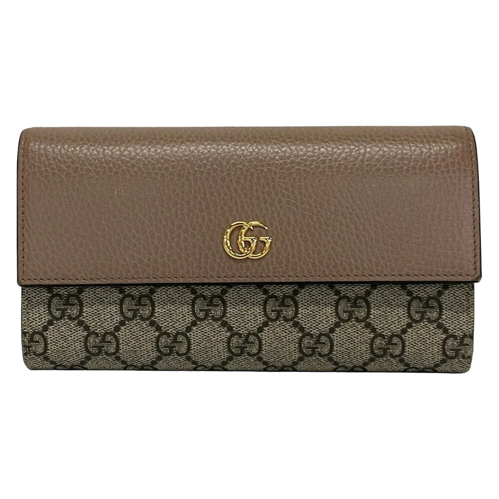 Gucci Gg Marmont Pink Beige Pvc Leather #324922G78B